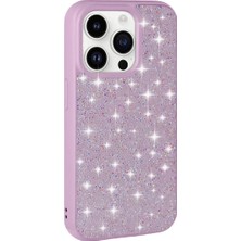 Ahlttiba Apple iPhone 14 Pro Kılıf Parlak Taşlı Tasarım Cep Telefonu Için Uyumlu Kapak Pırlanta Kapak