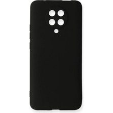 Ummeslem Xiaomi K30 Pro Için Uyumlu Kılıf Yumuaşk Renkli Esnek Premium Rubber Silikon - Siyah