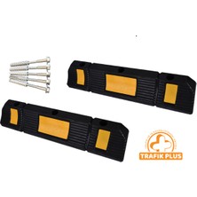 Trafik Plus Kauçu Araç Stoperi 60CM, 2'li Set, 60X12X10 cm