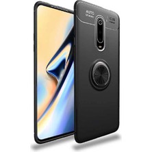 Ahlttiba Xiaomi Mi 9t Uyumlu Cep Telefonu Için Dönebilen Yüzüklü Standlı Silikon Ravel Kapak
