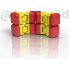 Sarı Kırmızı Sonsuz Küp, Sarı Kırmızı Stres Küpü, Sarı Kırmızı Katlaç