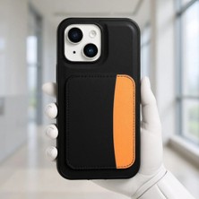 Ahlttiba Apple iPhone 14 Cep Telefonu Için Uyumlu Kılıf Kartlıklı X-Kart Silikon Kapak