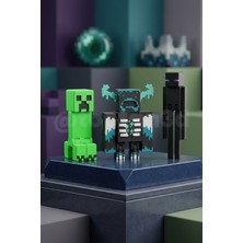 (3'lü Paket) Creeper + Warden + Enderman 3'lü Minecraft Eklemli Hareketli Figür Oyuncak Seti