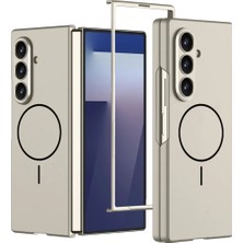 Ahlttiba Samsung Galaxy Z Fold 7 Cep Telefonu Için Uyumlu Kılıf Kapak Wireless Şarj Özellikli Kıpta M-Safe