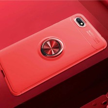 Ahlttiba Huawei Y5 2018 Uyumlu Cep Telefonu Için Dönebilen Yüzüklü Standlı Silikon Ravel Kapak