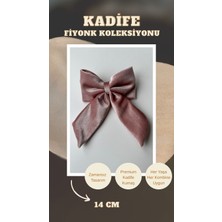 Joinkidz Kadife Büyük Boy Fiyonk Toka Kadın