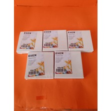 İnci Tuval 5 Adet 10X10 cm Tuval Streçli Kaliteli Gergin Arkadan Zımbalı