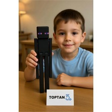 (Mega Boy) Enderman Büyük Boy (Mega) Hareketli Eklemli Minecraft Figür Oyuncak