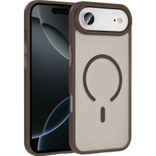 Ummeslem Apple iPhone 17 Air Cep Telefonu Için Uyumlu Kılıf M-Safe Şarj Özellikli Mat Arka Yüzey Sio Kapak