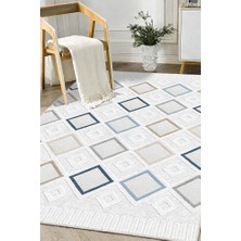 Lioara Home Bohem Desenli Modern Dijital Baskılı Halı – Modern, Kaymaz Taban, Salon & Oturma Odası Için Halı