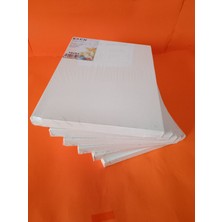 İnci Tuval 5 Adet 18X24 cm Tuval Streçli Kaliteli Gergin Arkadan Zımbalı