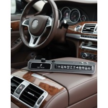 Ny Joy Araç Içi LED Park Telefon Numarası Göstergesi Ön Cam Uyumlu 2 Koku Hediyeli