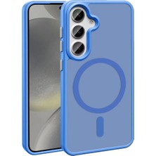 Ahlttiba Samsung Galaxy S25 Cep Telefonu Için Uyumlu Kılıf M-Safe Şarj Özellikli Mat Arka Yüzey Sio Kapak