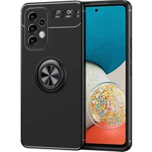 Ahlttiba Samsung Galaxy A33 5g Için Uyumlu Kılıf Dönebilen Standlı Olabilen Yüzüklü Renkli Ravel Kapak