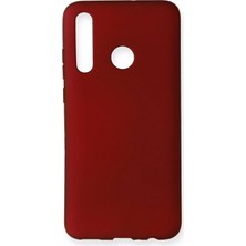 Ahlttiba Huawei Honor 20 Lite Için Uyumlu Kılıf Yumuaşk Renkli Esnek Premium Rubber Silikon - Bordo