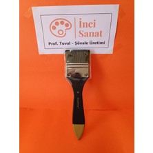 İnci Tuval 6cm Özel Seri Karışık Ipek Kıl Ekstra Yumuşak Iz Bırakmayan Zemin Fırça