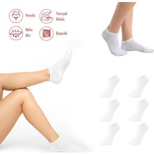 Lion Monroe Kadın 6’lı Saf Pamuklu Penye Patik Siyah Çorap Kısa Terletmeyen Prime Cotton Serisi F3180GXNS