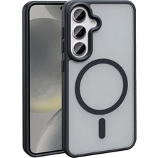Ummeslem Samsung Galaxy S25 Fe Cep Telefonu Için Uyumlu Kılıf Magsafe Şarj Özellikli Mat Arka Yüzey Sio Kapak