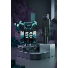 (2'li Paket) Warden + Enderman 2'li Minecraft Eklemli Hareketli Figür Oyuncak Seti