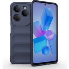 Ummeslem Infinix Hot 40 Pro Için Uyumlu Kılıf Kapak Esnek Tpu Oyuklu Arka Yüzey Tasarımlı Etnik Silikon