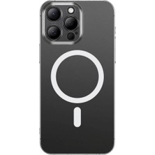 Ummeslem Apple iPhone 14 Pro Max Için Uyumlu Kılıf Magsafe Şarj Özellikli Toz Önleyici Helo Kapak