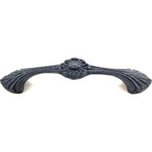 Pileli Store Antika Tarz Dekoratif Pirinç Göz Mobilya Kulbu - 21X127 Mm, Oksit