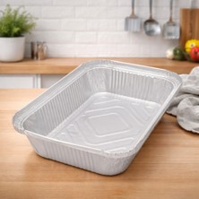 Ta-Fu Global 100 Adet 1000GR Yayvan Alüminyum Kap