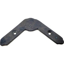 Pileli Store Antika Tarz Dekoratif Pirinç Dövme Gönye - Üst, 80X80MM, Oksit