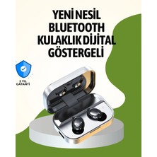 Uravas Store Gerçek Kablosuz Kulaklık – Bluetooth 5.0, Şarj Kutulu, Parmak Izi Kontrollü