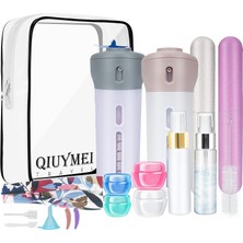 Hepta Collection Qıuymeı ' Şişeleri , Sızdırmaz , Doldurulabilir Tuvalet Kapları , , Losyonlar, , Çantalı ,