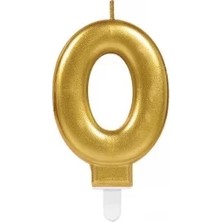 SHC4200 0 Rakamı Mum Gold Renk