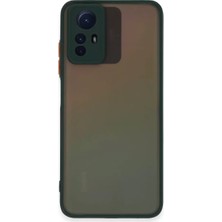 SHC4200 Redmi Note 12S Kılıf Montreal Silikon Kapak - Yeşil