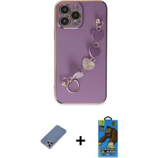 İlk El Grup Ieg™ iPhone 13 Pro Max Kılıf Nova Işık Prime - Siyah 18D Cam Ekran Koruyucu + Açık Yeşil Metal Kamera Lens Koruma Cam