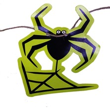 SHC4200 Örümcek Şekilli Asmalı Halloween Flama Banner Afiş 2 Metre