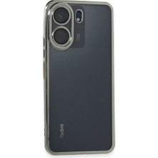 SHC4200 Redmi 13C Kılıf Lensli Silikon - Gümüş