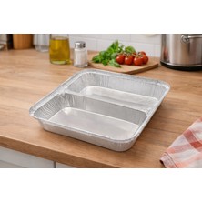 Ta-Fu Global 100 Adet 2 Gözlü Alüminyum Kab