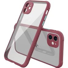 SHC4200 Iphone 12 Mini Kılıf Miami Şeffaf Silikon - Fuşya