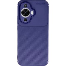 SHC4200 Nova 12S Kılıf Auto Focus Karbon Kapak - Lacivert