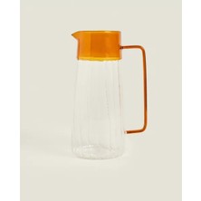 SHC4200 Turuncu Detaylı Cam Sürahi 1600 ml