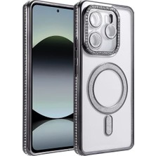 SHC4200 Redmi Note 14 4g Joke Simli Magneticsafe Kılıf - Siyah