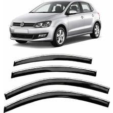 Carat Volkswagen Polo 2010-2017 Slim Krom Cam Rüzgarlığı 4 Parça