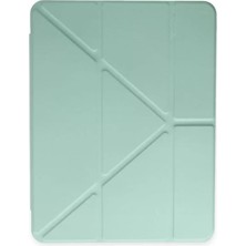 SHC4200 Ipad 12.9 (2021) Kılıf Kalemlikli Mars Tablet Kılıfı - Yeşil