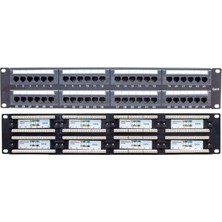 Uravas Store PM-18501 48 Port Utp Cat6 Patch Panel