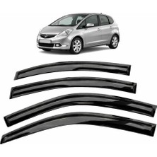 Carat Honda Jazz 2008-2012 Slim Cam Rüzgarlığı 4 Parça
