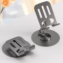 SHC4200 Dönebilir Katlanabilir Masaüstü Metal Telefon Tutucu