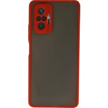 SHC4200 Redmi Note 10 Kılıf Montreal Silikon Kapak - Kırmızı