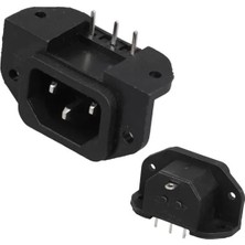 Uravas Store IC-212C C14 Power Soket Erkek Kulaklı 90'c Pcb