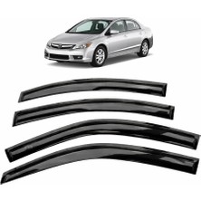 Carat Honda Civic 2006-2011 Slim Cam Rüzgarlığı 4 Parça