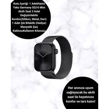 SHC4200 Sq-16 Mini Series 10 Akıllı Saat – 3 Kordon + Hediye Bileklik