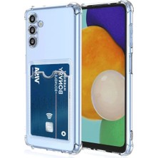 SHC4200 Galaxy A26 Kılıf Kart Şeffaf Silikon - Şeffaf